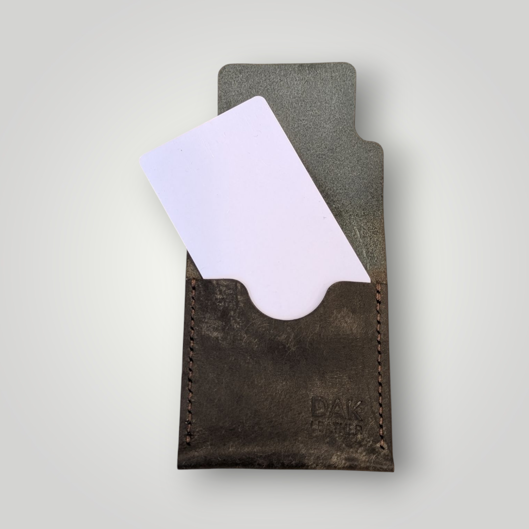 Card sleeve with flap