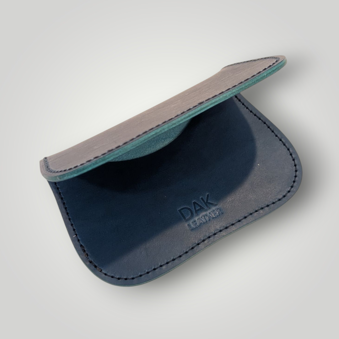 Simple Folding Card Wallet Curved Design