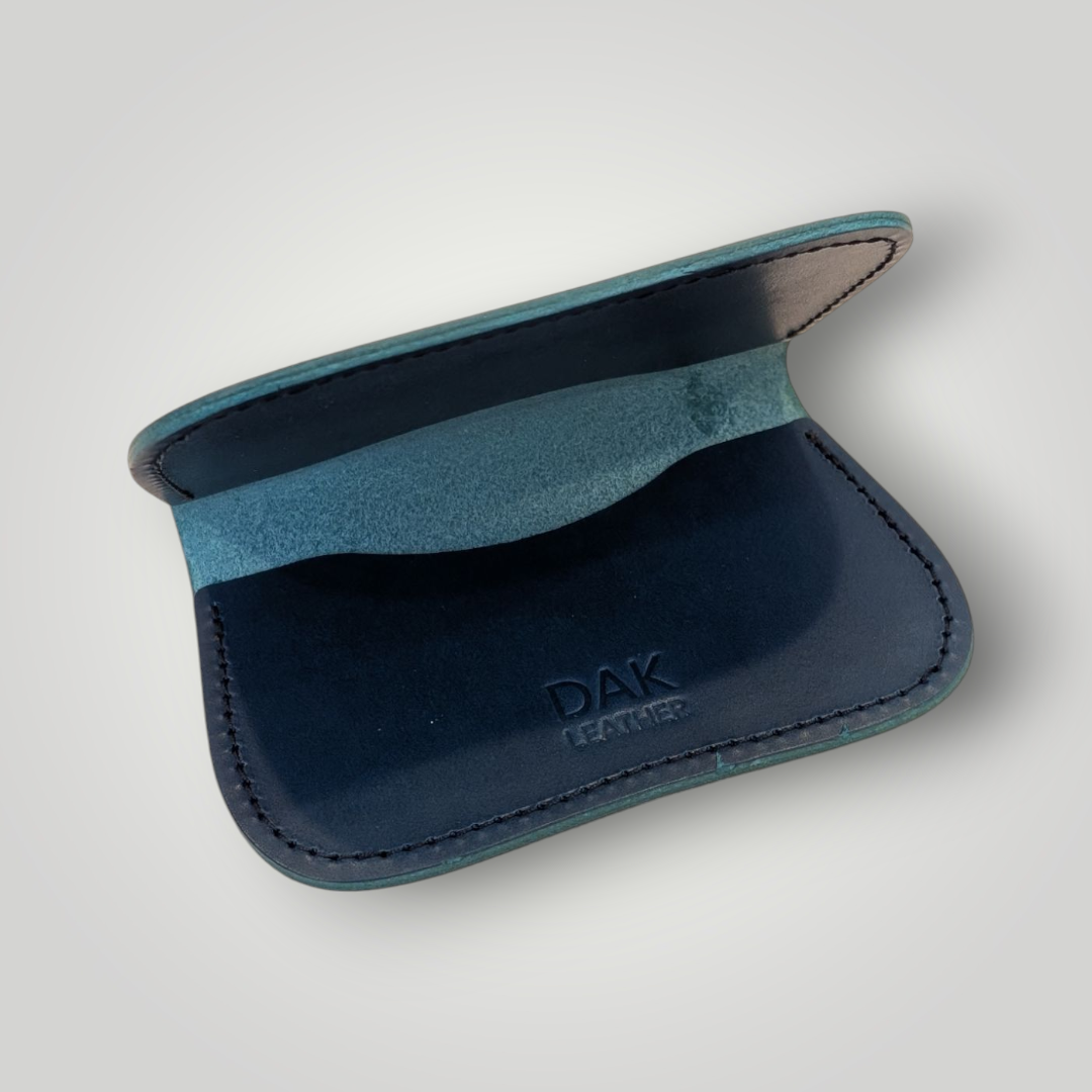 Simple Folding Card Wallet Curved Design