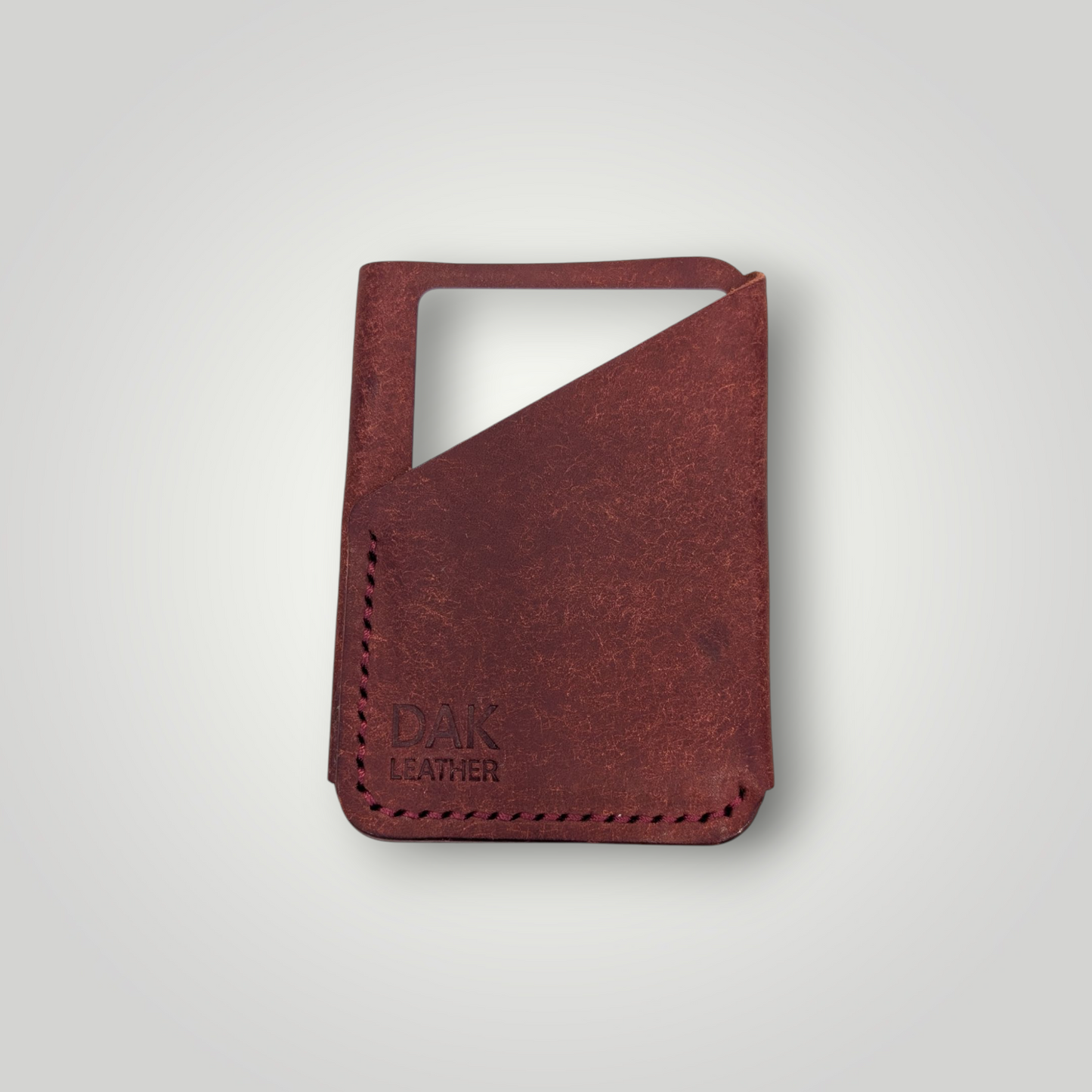 Trifold Stitched Vertical Wallet