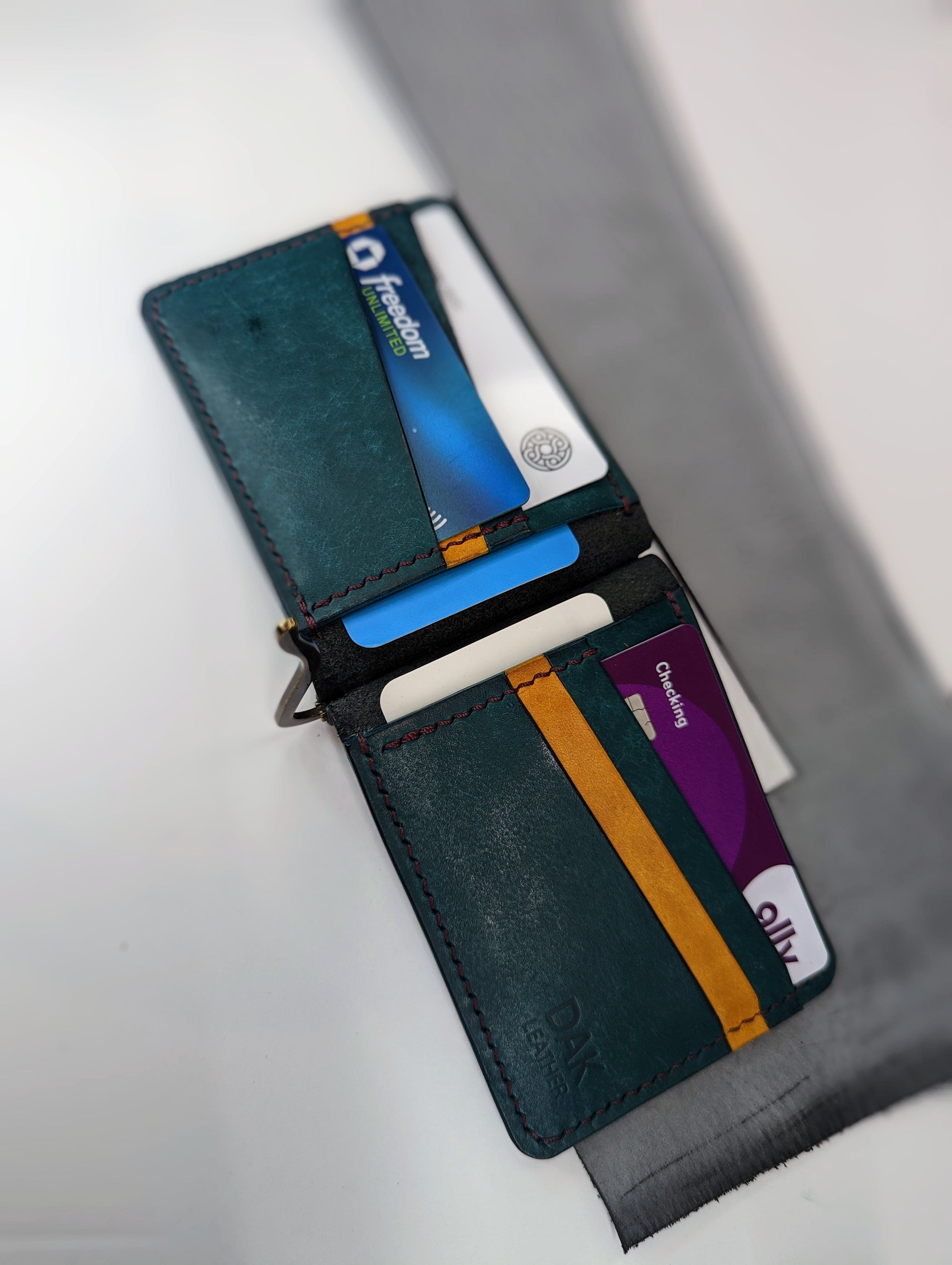 Custom bifold wallet, exterior
