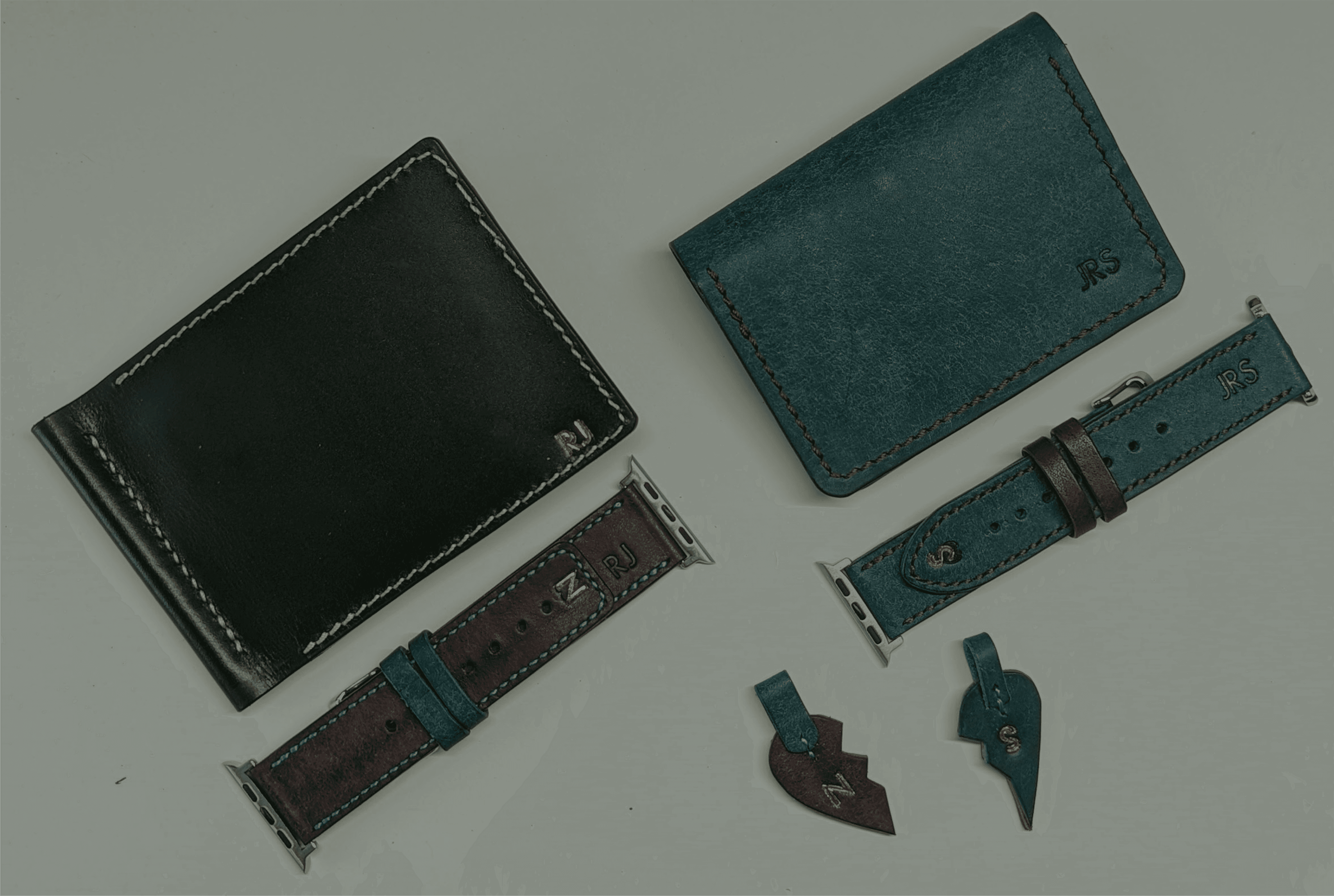 Group leather workshop in progress