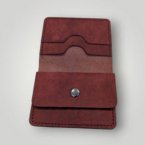 Bifold with snap enclosure and two pockets