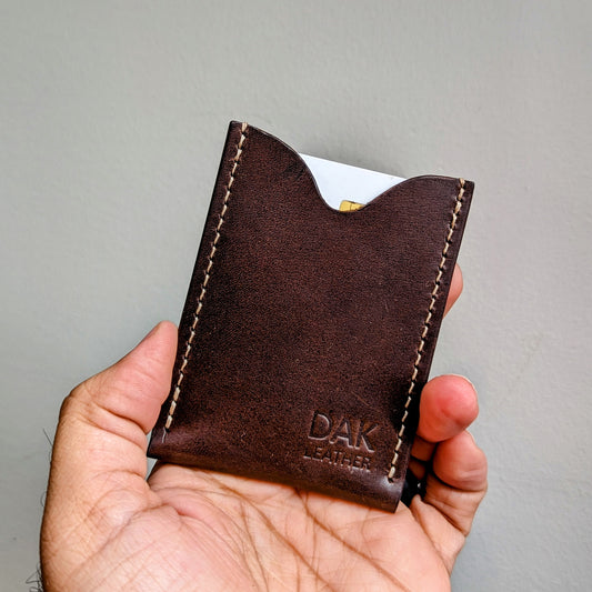 Single Pocket Vertical Card Wallet